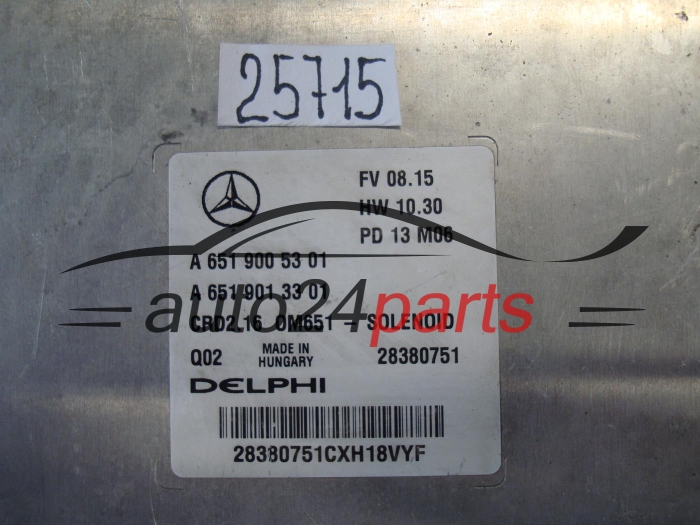 MERCEDES Delphi 28380751, A 651 900 53 01, A6519005301, A 651 901 33 01, A6519013301, CRD2.16