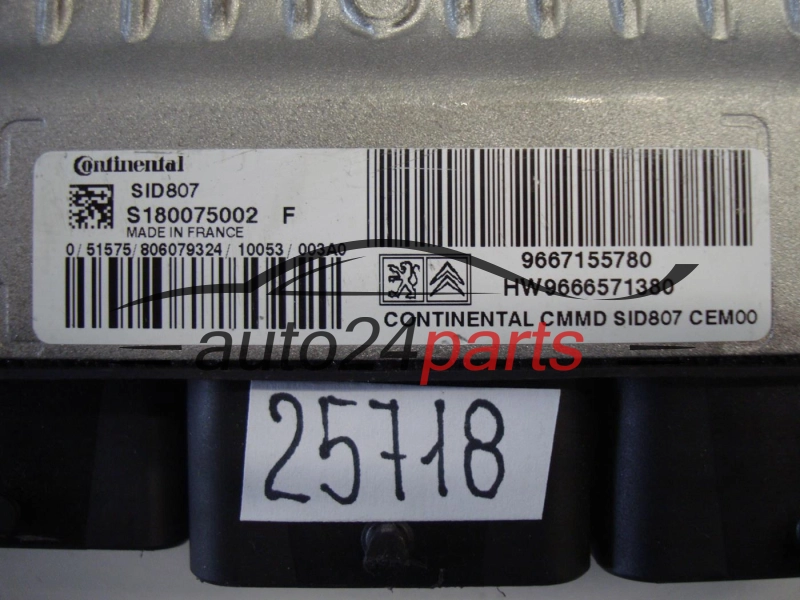 CITROEN PEUGEOT S180075002F, 9667155780, 9666571380, SID807