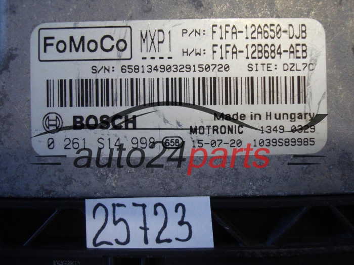 FORD BOSCH 0 261 S14 998, 0261S14998, FIFA-12A650-DJB, FIFA12A650DJB