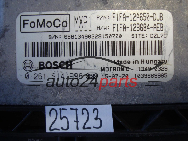 FORD BOSCH 0 261 S14 998, 0261S14998, FIFA-12A650-DJB, FIFA12A650DJB