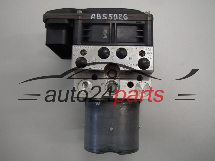 Bomba ABS y centralita AUDI BOSCH 0 265 250 662, 0265250662, 4H0614517AC, 0265960498
