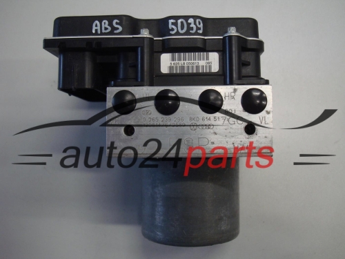 Bomba ABS y centralita AUDI BOSCH 0 265 239 296, 0265239296, 8K0614517GC, 8K0907379CF, 0265951995