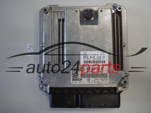 KOMPUTER STEROWNIK SILNIKA AUDI A4 2.0 TFSI BOSCH 0 261 S02 211, 0261S02211, 8E0 910 115 N, 8E0910115N, 8E0907115D, MED9.1