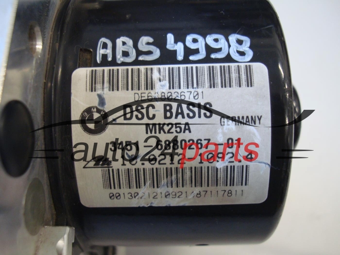 BMW 3451-6880267-01, 34516880267-01, 3451688026701, 6881322, 10.0929-0858.3, 10092908583
