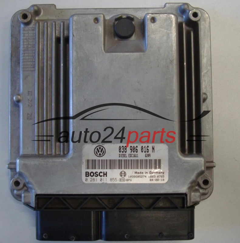 VW VOLKSWAGEN T5 1.9 TDI 038906016N, 038 906 016 N BOSCH 0281011855, 0 281 011 855