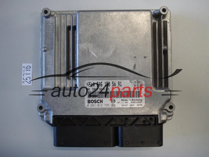 Sterownik silnika Mercedes 220 CDI 220 CDI 0281012725 A6461505091
