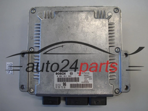 KOMPUTER STEROWNIK SILNIKA PEUGEOT 307 2.0 HDI BOSCH 0281011341, 0 281 011 341, 9653873280, 96 538 732 80, EDC15C2 96