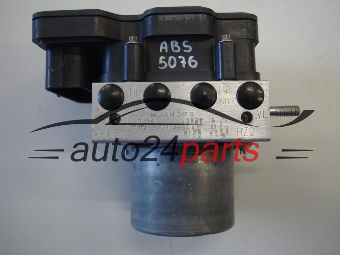 ABS POMPA I STEROWNIK VOLKSWAGEN SEAT SKODA 6C0614517S, 0265257677, 6C0907379S, 0265956084