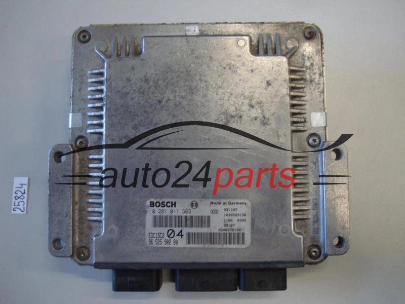 Sterownik silnika Peugeot 807 2.2 HDI 0281011363 9652590280 – zdjęcie 2