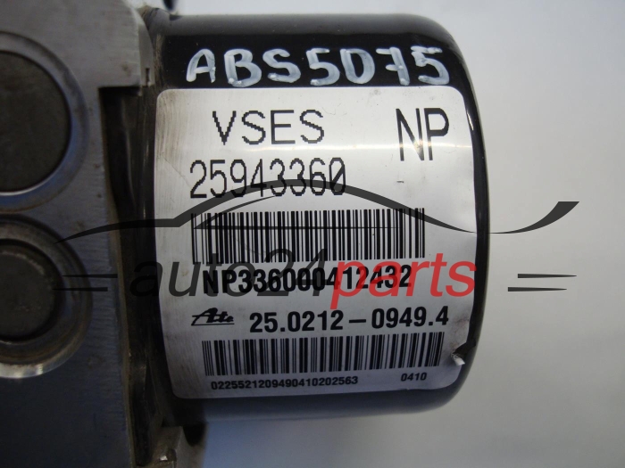 CHEVROLET CAPTIVA 25943360, 25.0212-0949.4, 25021209494, 28.5262-0501.3, 28526205013
