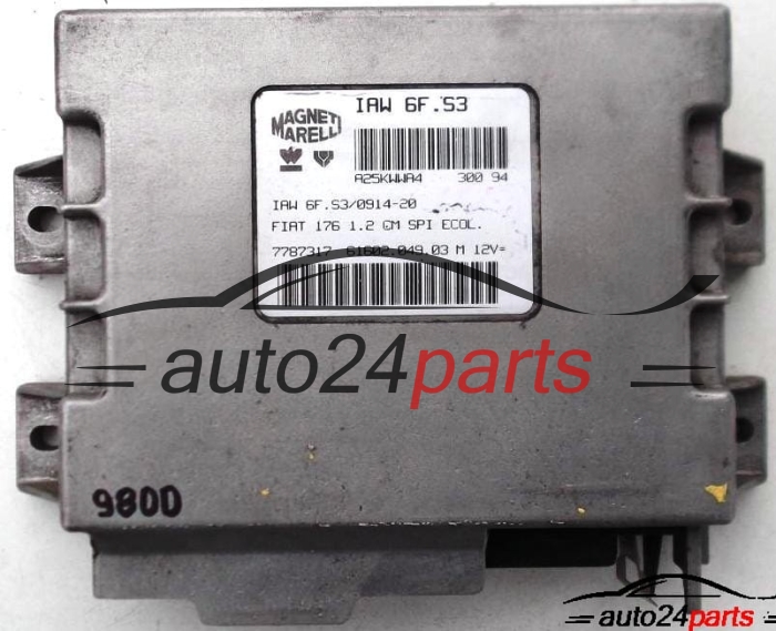 calculateur moteur pourfiat 176 punto 1.2 12v
