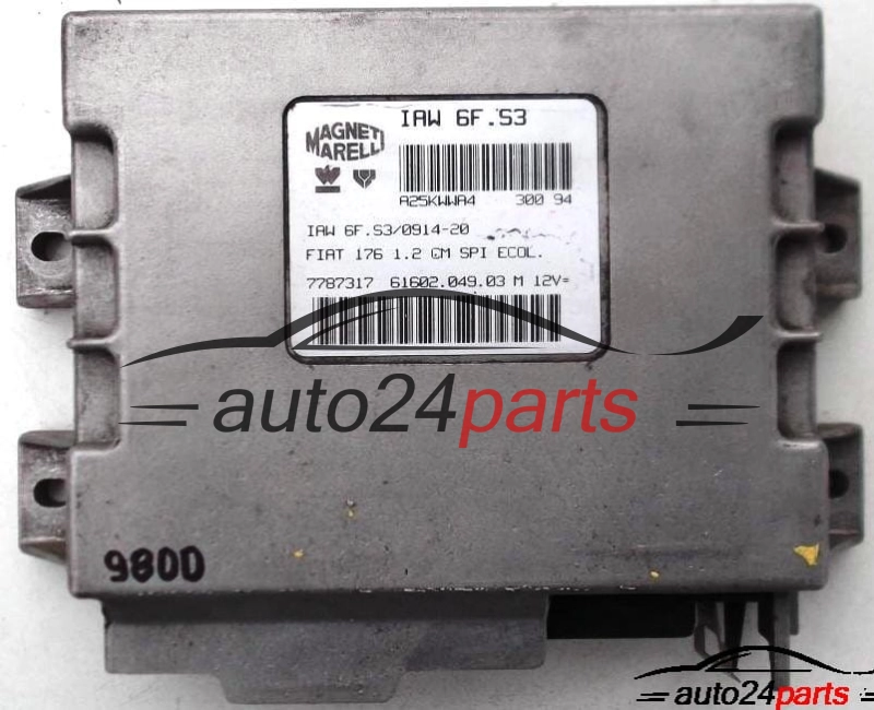 calculateur moteur pourfiat 176 punto 1.2 12v