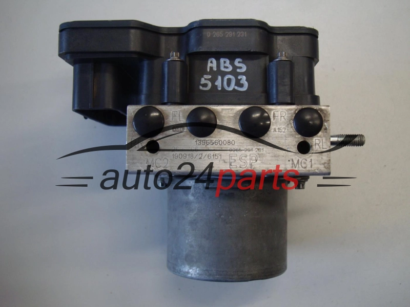 Pompa ABS i sterownik Fiat Ducato 1396560080 0265291231