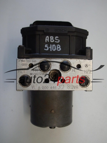 ABS POMPA I STEROWNIK MERCEDES BENZ BOSCH 0 265 224 040, 0265224040, A0004463289, 0265900020