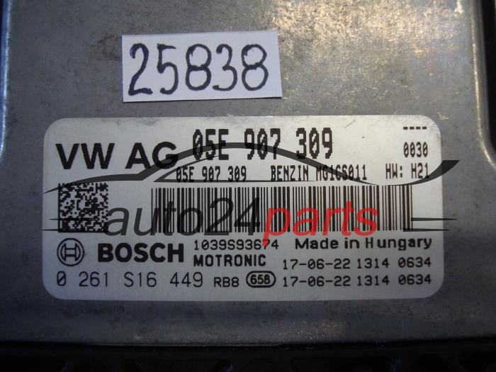 VOLKSWAGEN SKODA AUDI BOSCH 0261S16449, 0 261 S16 449, 05E907309