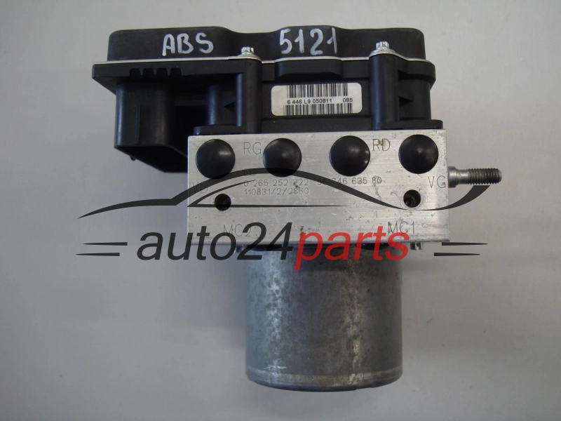 Pompa ABS i sterownik Citroen Peugeot 9674663580 0265252222