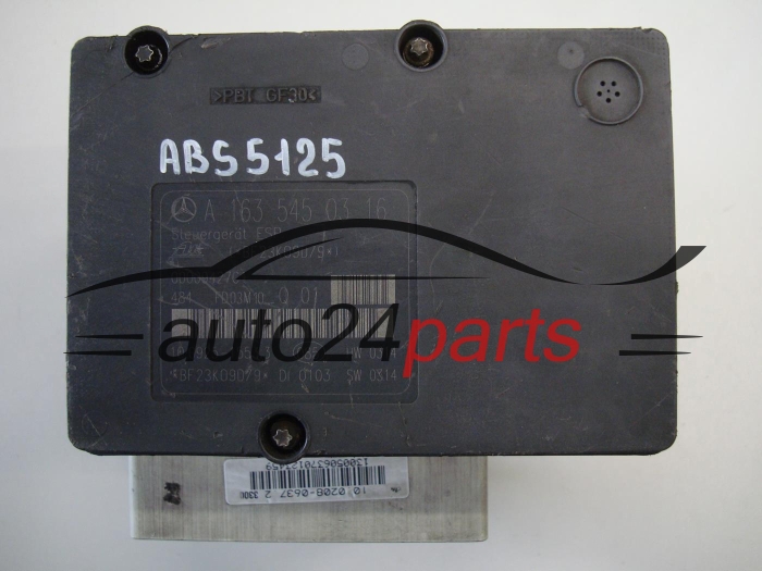 ABS Pumpe und steuergerat MERCEDES BENZ 10.0208-0604.3, 10020806043, A1635450316