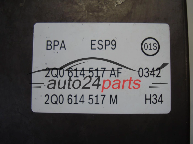 ABS POMPA I STEROWNIK AUDI VOLKSAWAGEN SEAT 2Q0614517AF, 0265292099, 0265956687