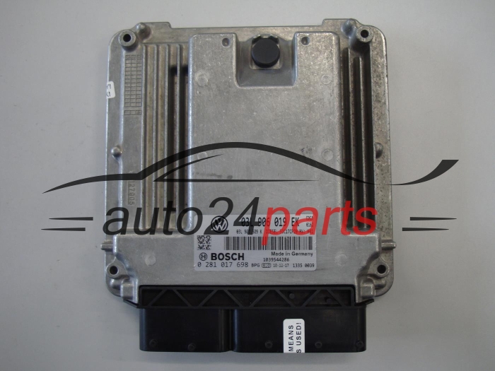 KOMPUTER STEROWNIK SILNIKA VOLKSWAGEN BOSCH 0 281 017 698, 0281017698, 03L906019EK, EDC17CP20