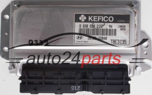 KOMPUTER STEROWNIK SILNIKA HYUNDAI GETZ 1.3, 9 030 930 215F, 9030930215F, 39106-22040, 3910622040, TBE3I35