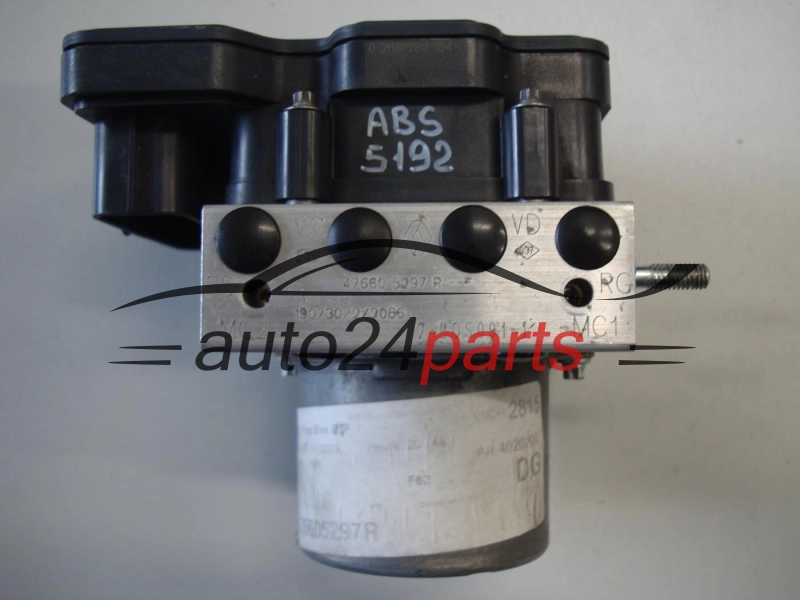ABS POMPA I STEROWNIK RENAULT MASTER 476605297R, 0265290154, 0265956535