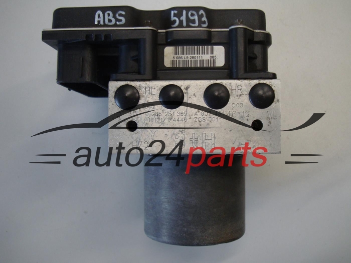 ABS Pumpe und steuergerat MERCEDES BENZ BOSCH 0 265 251 365, 0265251365, A0074314612, 0265951520