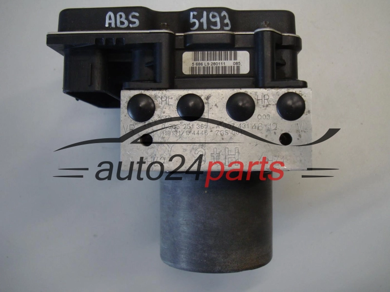 Αντλία αβς MERCEDES BENZ BOSCH 0 265 251 365, 0265251365, A0074314612, 0265951520