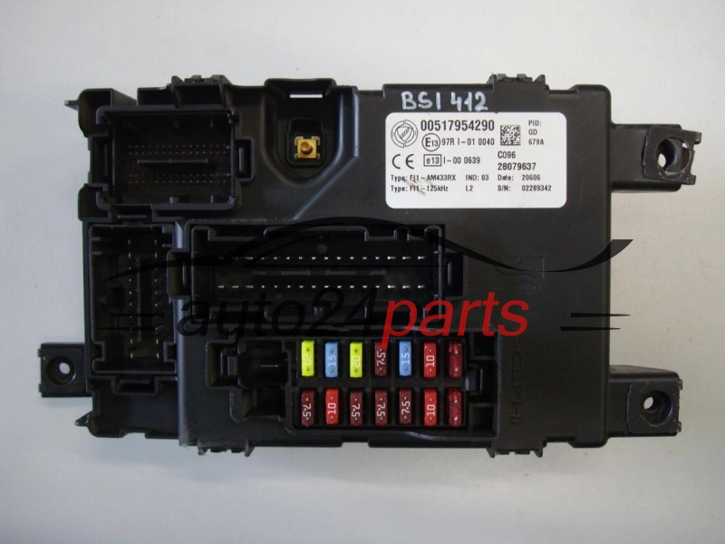 Moduł komfortu BSI Fiat Punto Grande 28079637 00517954290