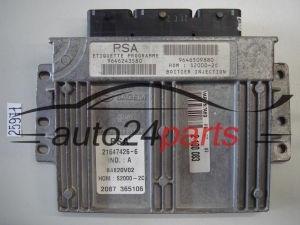 KOMPUTER STEROWNIK SILNIKA CITROEN XSARA 1.4 SAGEM 21647426-6, 216474266, 9646243580, 9646509880  -  25971