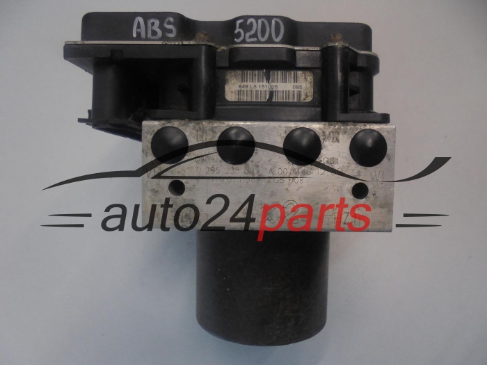 ABS Pumpe und steuergerat MERCEDES BENZ VITO VIANO BOSCH 0 265 235 022, 0265235022, A0014461289, 0265950444