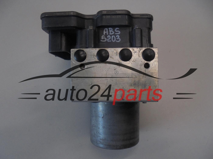 ABS POMPA I STEROWNIK MERCEDES BENZ BOSCH 0 265 243 576, 0265243576, A2224314512, 0265956109
