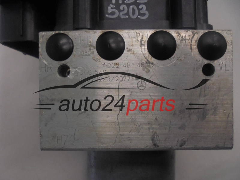 ABS Pumpe und steuergerat MERCEDES BENZ BOSCH 0 265 243 576, 0265243576, A2224314512, 0265956109