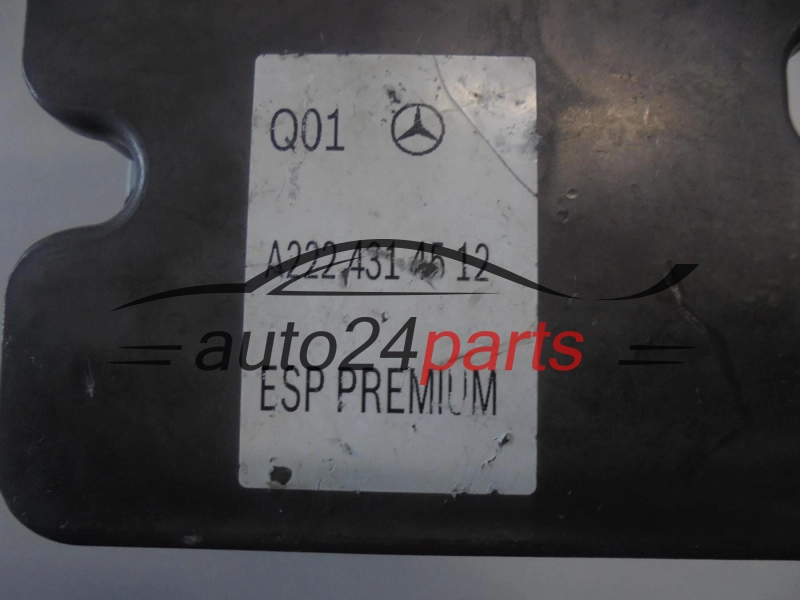 ABS Pumpe und steuergerat MERCEDES BENZ BOSCH 0 265 243 576, 0265243576, A2224314512, 0265956109