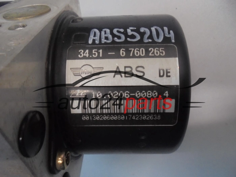 ABS POMPA I STEROWNIK MINI COOPER 3451-6760265, 34516760265, 6760266