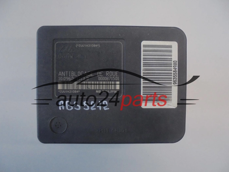 ABS POMPA I STEROWNIK CITROEN C5 96 355 849 80, 9635584980, ATE 10.0206-0005.4, 10020600054, 10.0960-1113.3, 10096011133
