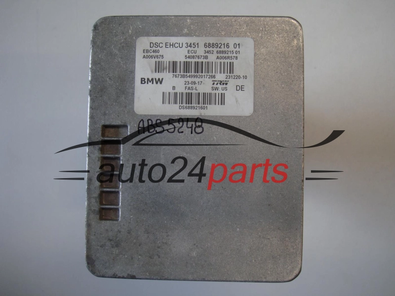 Pompe ABS et calculateur BMW 3451 6889216 01, 34516889216, 3451688921601, 3452 6889215 01, 34526889215 01, 3452688921501