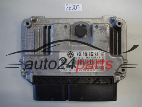 Centralina do motor  VOLKSWAGEN BOSCH 0 261 S04 137 0261S04137 03C906022AJ MED17.5.20
