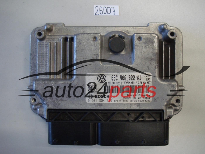 ECU Engine Controller VOLKSWAGEN BOSCH 0 261 S04 137, 0261S04137, 03C906022AJ, MED17.5.20