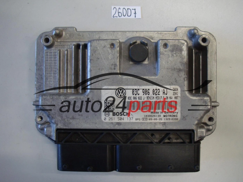 Centralina do motor  VOLKSWAGEN BOSCH 0 261 S04 137 0261S04137 03C906022AJ MED17.5.20