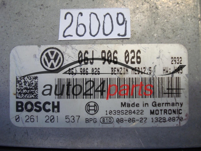 Calculateur Moteur VOLKSWAGEN BOSCH 0261201537 06J906026 MED17.5