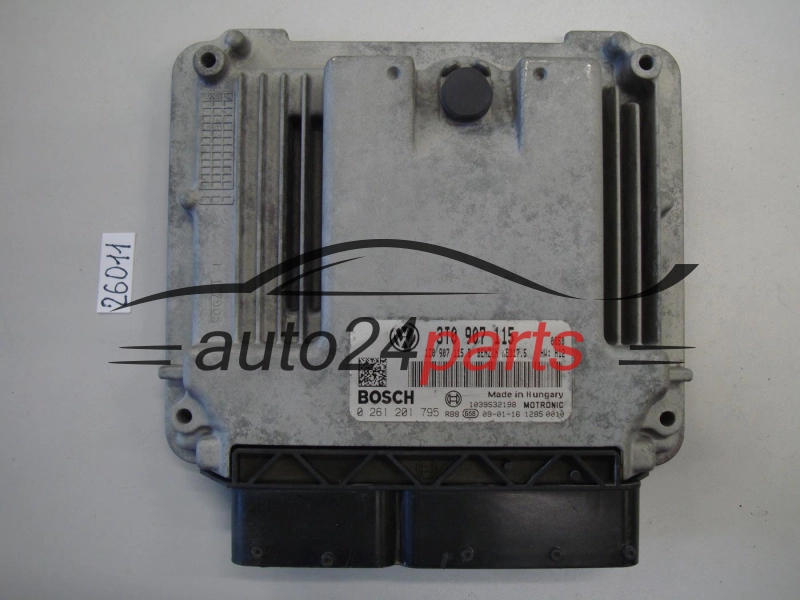 KOMPUTER STEROWNIK SILNIKA SKODA BOSCH 0 261 201 795, 0261201795, 3T0907115, MED17.5