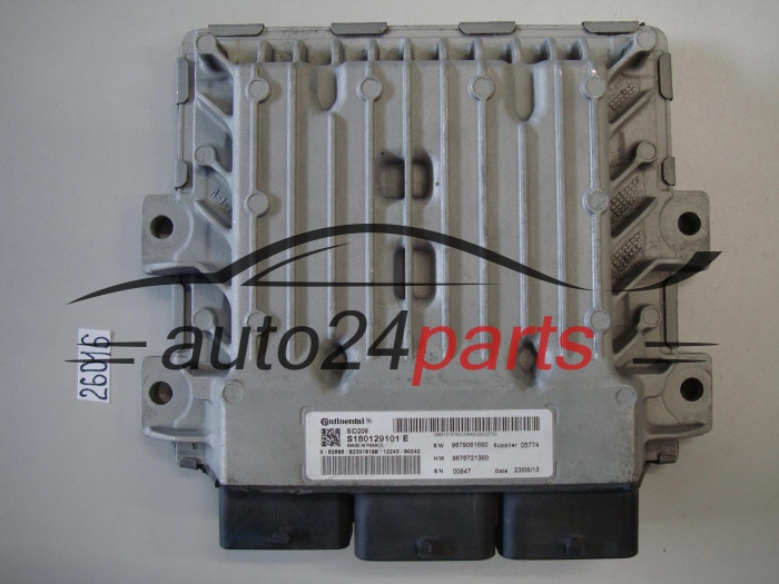 ODNOWIONY KOMPUTER STEROWNIK SILNIKA FIAT CITROEN PEUGEOT CONTINENTAL S180129101 E, S180129101E, 9679061680, 9676721380 -