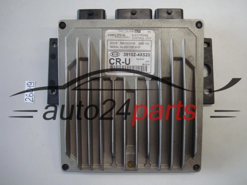 KOMPUTER STEROWNIK SILNIKA KIA CARNIVAL 2.9 CRDI Delphi R0410C010D, 39102-4X520, 391024X520
