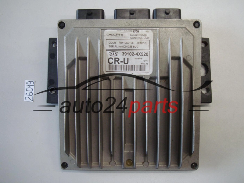 Μονάδα Ελέγχου Κινητήρα KIA CARNIVAL 2.9 CRDI DELPHI R0410C010D 39102-4X520 391024X520