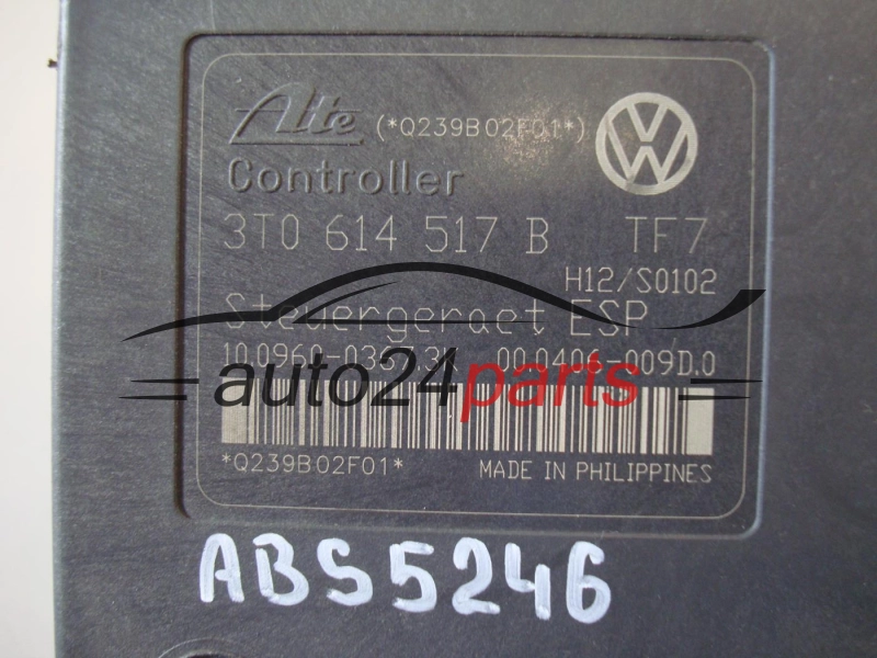 SKODA 3T0614517B, 10.0960-0367.3K, 10096003673K