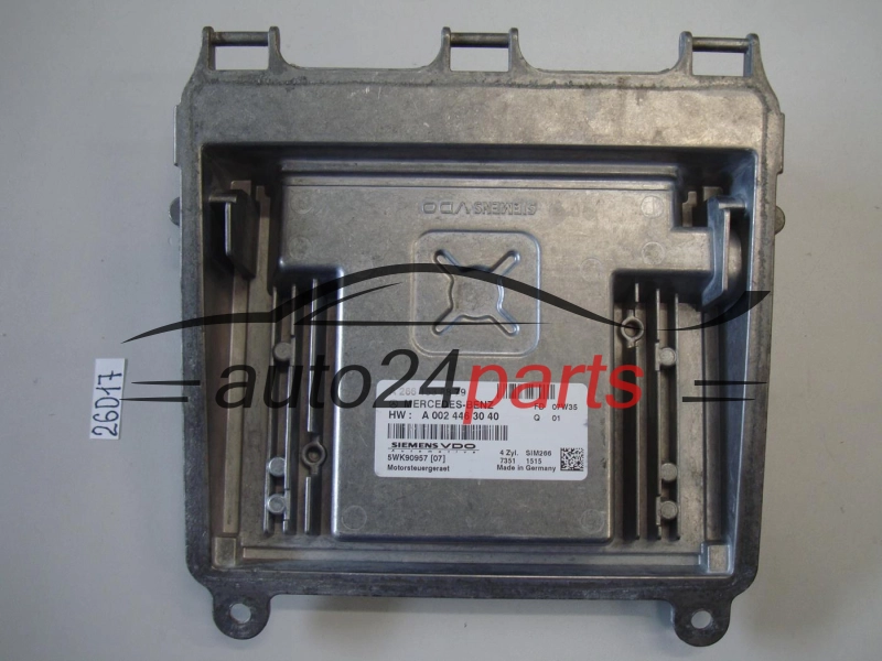 MERCEDES W 169 SIEMENS 5WK90957, A 266 153 08 79, A2661530879, A 002 446 30 40, A0024463040