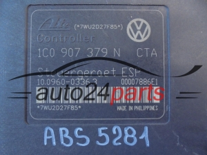 Pompa ABS i sterownik Volkswagen Seat Skoda 1J0614517K10020600744 1C0907379N – zdjęcie 2