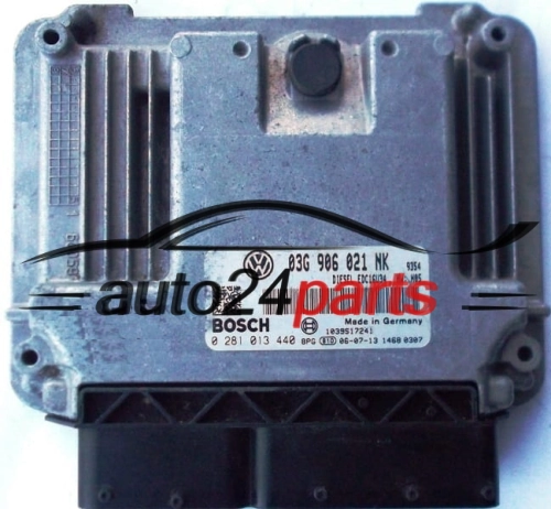 ΜΟΝΑΔΑ ΕΛΕΓΧΟΥ ΚΙΝΗΤΗΡΑ VW VOLKSWAGEN PASSAT 2.0 TDI BOSCH 0281013440, 03G906021NK