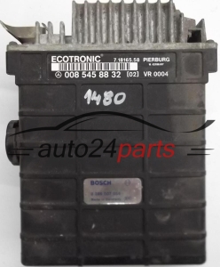 ECU ENGINE CONTROLLER MERCEDES W201 W124 2.0 A0095458832, 0095458832, A 008 545 88 32, BOSCH 0285007056, 0 285 007 056, PIERBURG 7.18165.58, 71816558  