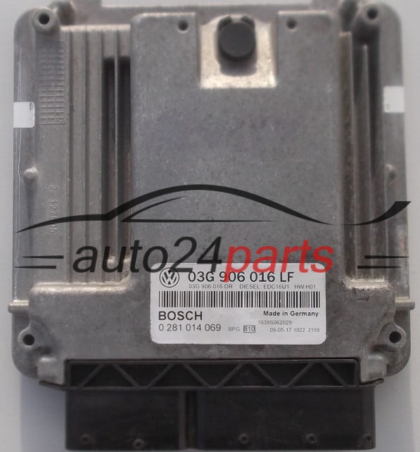 Μονάδα Ελέγχου Κινητήρα VOLKSWAGEN CADDY BOSCH 0 281 014 069, 03G 906 016 LF